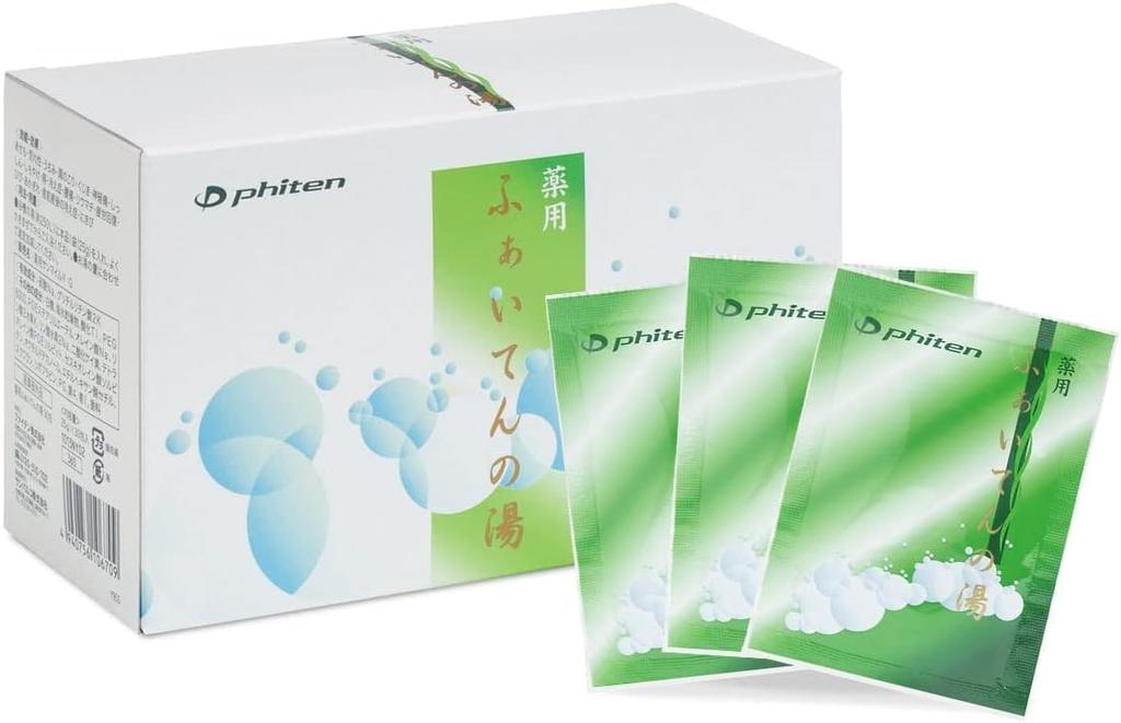 Phiten Medicinal Faiten No Yu (1 Box of 30 Bags)