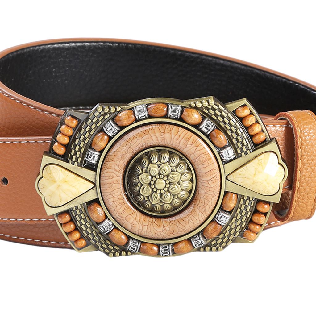 Buy Mens Western Bohemian Indian Buckle 