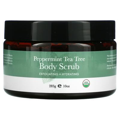 Scrub corpo, menta piperita e albero del tè, 10 oz (283 g)