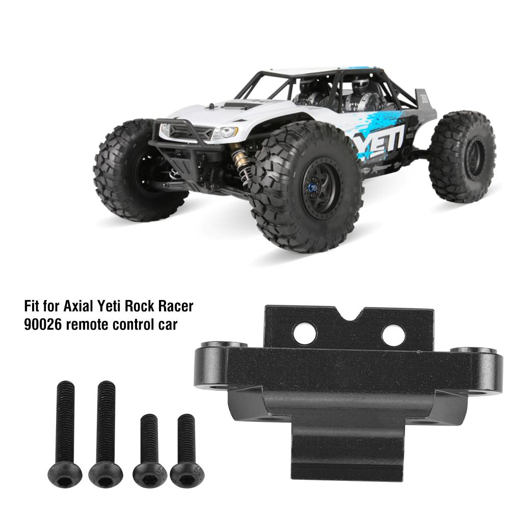 Aluminium Alloy Front Arm Bulk for Axial  Rock Racer 90026 RC Upgrade Part (Black)
