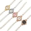 Diamond Studded Watch Strap Quartz Watches Rhinestone Wrist Decoration Women Wristwatch  Women Girl