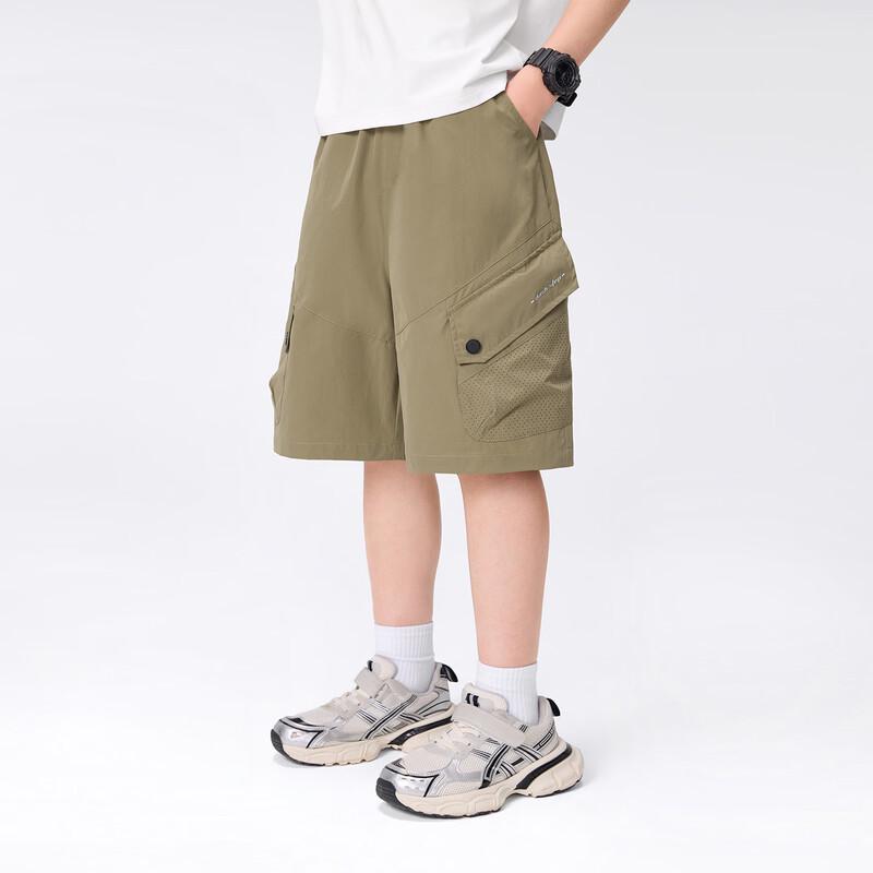 Zuo Xi Boys' Lightweight Breathable Cargo Shorts