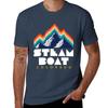 Steamboat Coloradousa Ski Resort 1980s Retro Tshirt Minimalist Graphic Tee Shirt