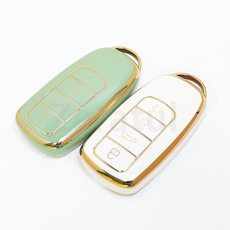 Tpu Car Key Case Cover For Chery 8-Plus 8 Pro 7 Pro Arrizo 5-Plus Auto Shell Fob Holder Keyless Protector Accessories