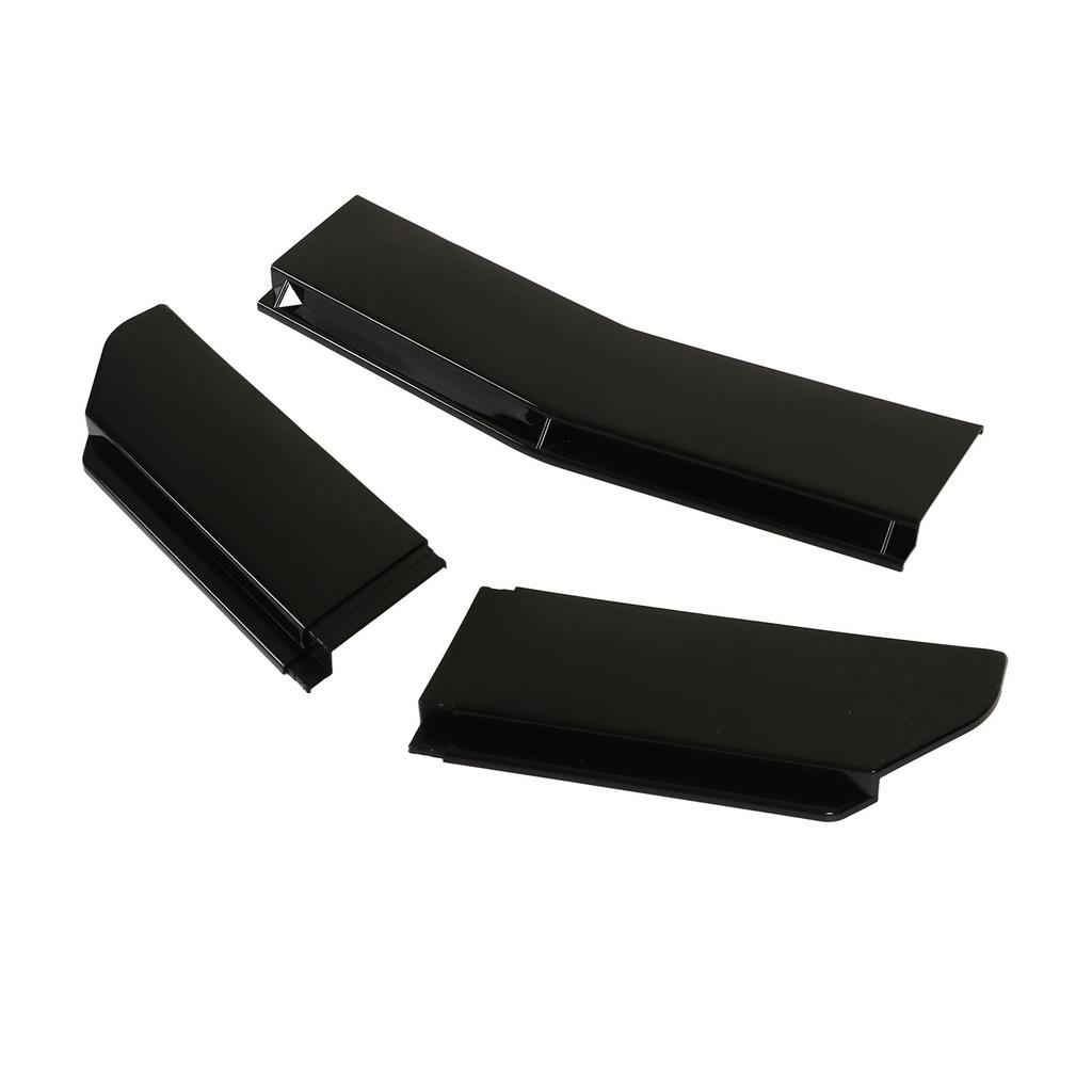 5Pcs Front Bumper Spoiler Splitter 110 to 140cm   Car Lip Body Kit for Modification