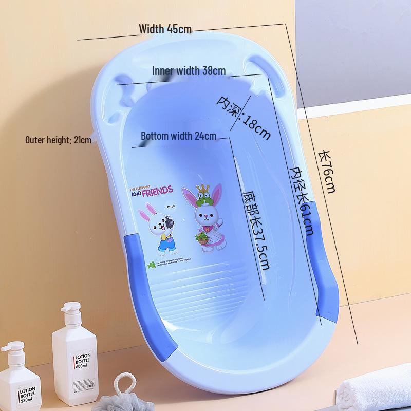 Foldable Baby Bathtub: Free Shipping, Large Size for Newborns and Kids
