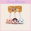 Crayon Shin Chan Plush Keychain Set With Stackable Characters For Kid And Collectors
