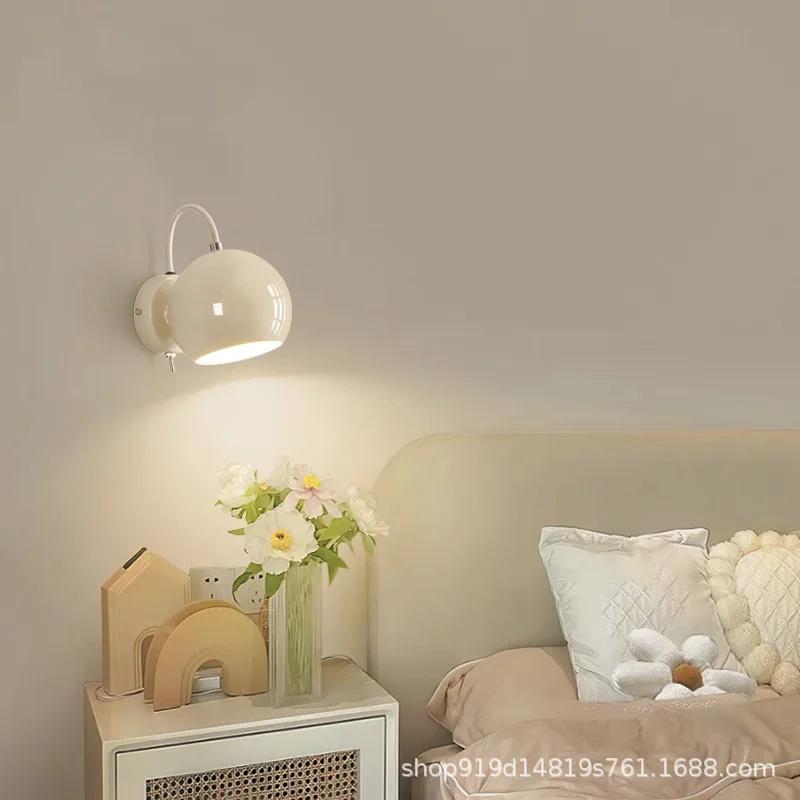 Nordic LED Wall Lamp Minimalist Iron Art Rotatable Wall Sconces Bedroom Living Room Study Home Decorative Lighting Luminaires