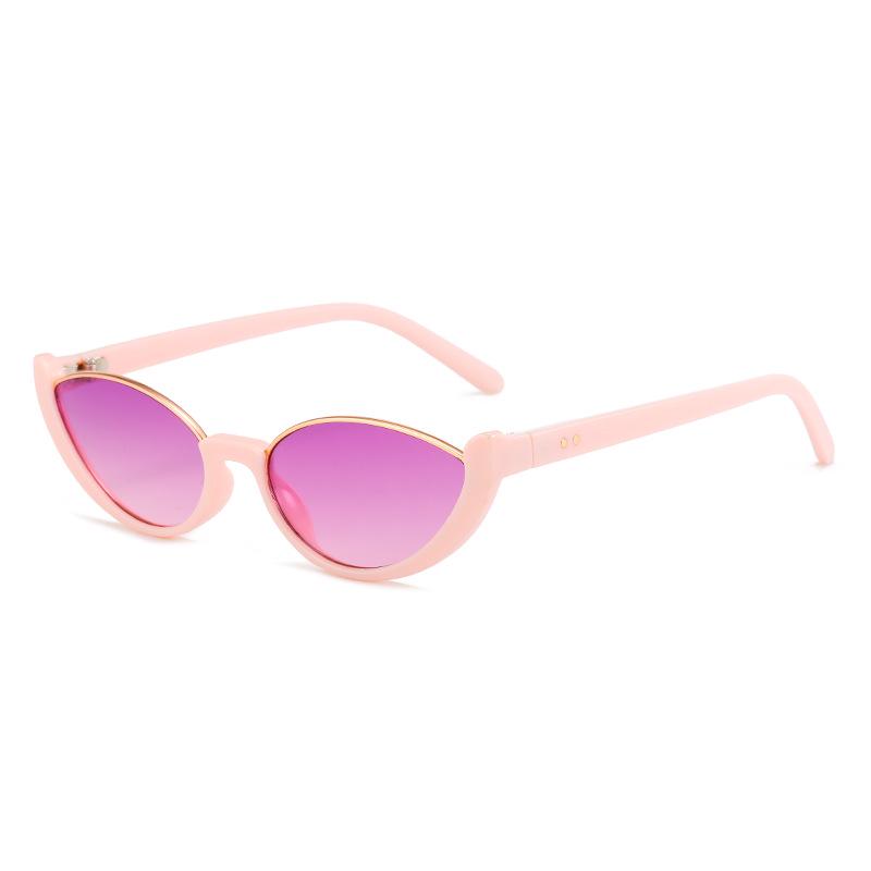 2021 Cat-Eye Sunglasses: Trendy European & American Small Frame, Simple Avant-Garde Street Style for Women