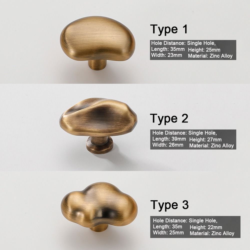 Zinc Alloy Cabinet Handles Gold/Silver Antique Style Furniture Handles Nordic Vintage Solid Wardrobe Handles Wardrobe Closet