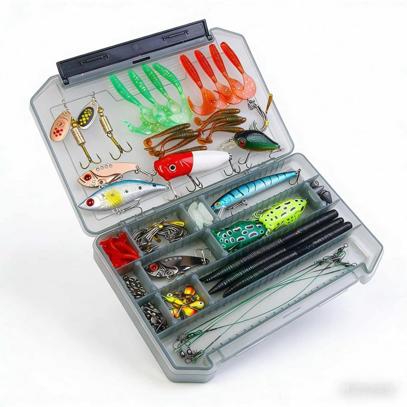 Full Set142Fish hook set, fishing line, fishing float, fishing accessories, tools, equipment, fishing tackle box, bait combinati