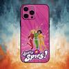 Coque de téléphone Totally Spies Pour iPhone17,16,15,14,13,12,11 Plus,Pro Max Housse Souple Noire