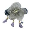 Chinese Styles Hair Pin Handmade Flower Hair Clip Long Tassels Women Hairpin for Ponytails and Various Hairstyles
