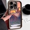 LZ25 Mountain Peak Forest Snow Silicone Phone Case for Infinix Smart 9 Hot 40i Tecno Camon20 Moto G22 G30 OnePlus Google Pixel 9 Shockproof Back Cover