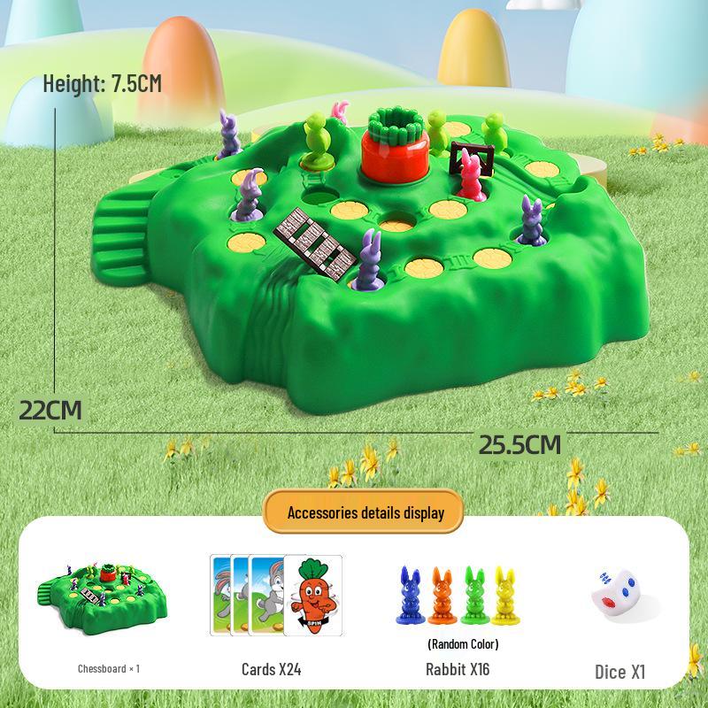 

Трансграничная ловушка для черепахи и зайца: Настольная игра для двоих - Интерактивная головоломка для родителей и детей
