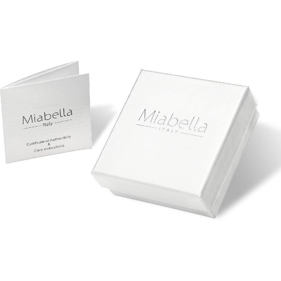 Miabella Italian 925 Sterling Silver Byzantine Bracelet for Women