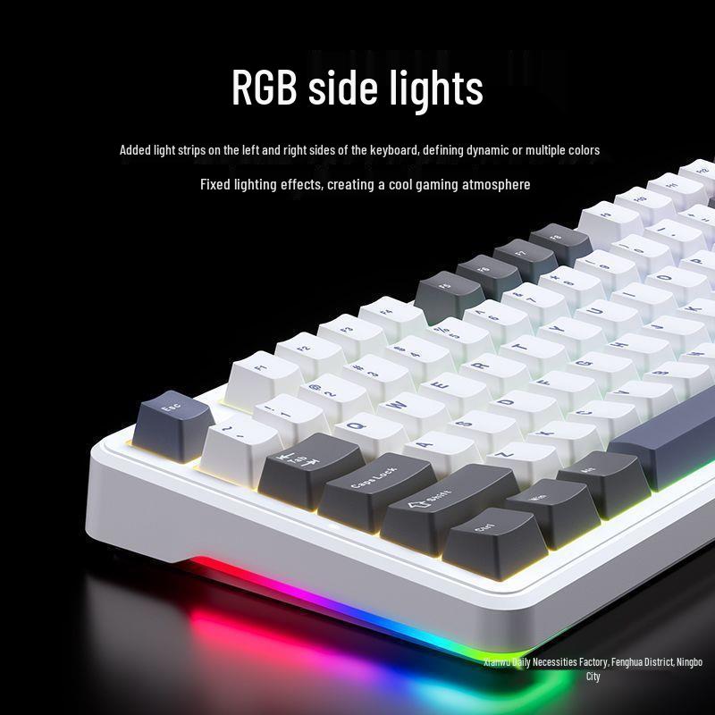 Tarantula F87 RGB Mechanical Keyboard: Hot-swappable, Gasket Structure, Tri-Mode Wireless Bluetooth for Gaming.