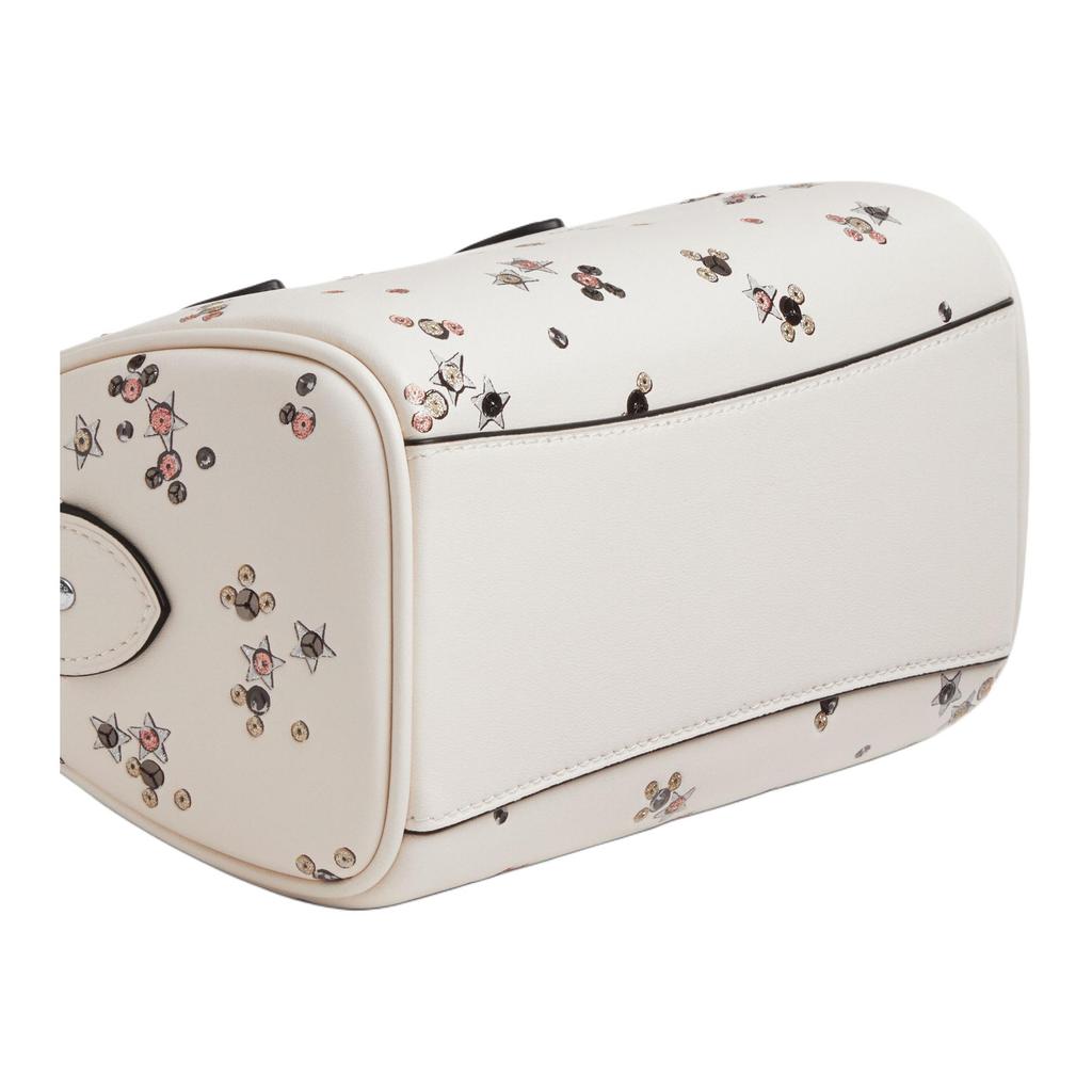 Coach Rowan 18 Star Print Boston Bag Women handbags White CCI68-SVCAH