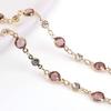 50cm/100cm Color Rhinestone Chain Color Retention Copper Chain DIY Bracelet Necklace Accessories