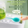 Paint Brush Cleaner Watercolor Brush Rinser with Drain Cleaner Rinse Cup Paint Water Dispenser Oil Paint Brush Cleaner