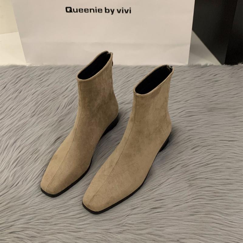 Fashion Women's Boots Autumn Luxury Elegant Casual Short Shoes Women's Low Heel Comfortable Short Outdoor Hiking Shoes for Women