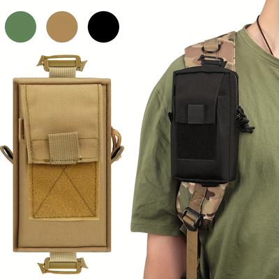 1 Stück taktische Molle-Tasche, militärische EDC-Werkzeugtasche, Handytasche, kompakte Tasche für Outdoor-Wandern, Jagdzubehör
