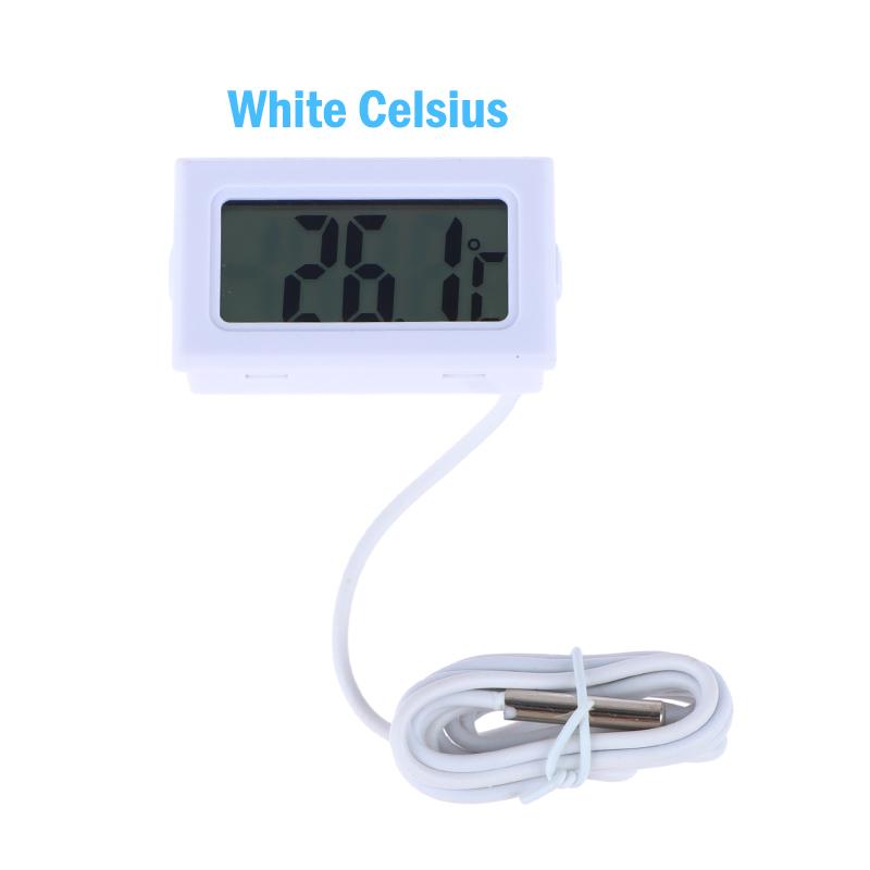 1M Lcd Digital Thermometer With Waterproof Probe Celsius/Fahrenheit Temperature Sensor For Fridge Refrigerator Aquarium