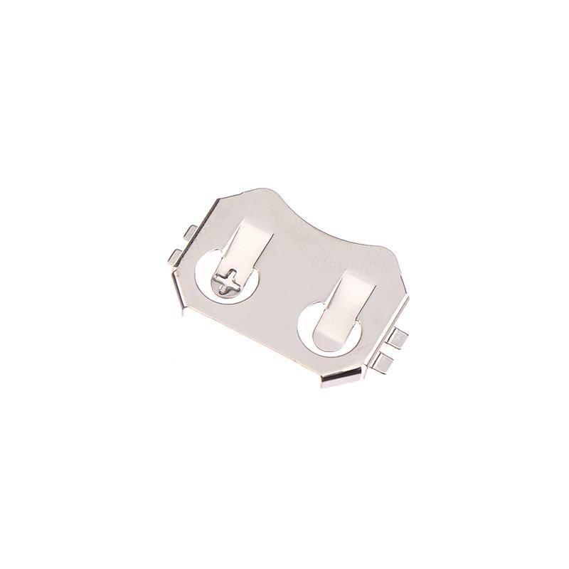 10 Stücke Geklebt Smd Tab Cr2032 Batterie Knopfzellenhalter Knopfzellenhalter Batteriehalter Oberflächenmontage Pcb Reflow Lötbar