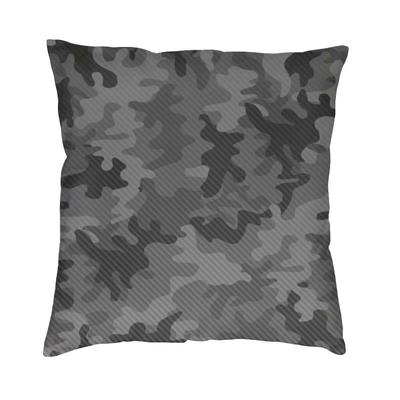 Carbon Camo Cushion Cover Xcm Camouflage Velvet Luxury Pillow Cases Decor Home
