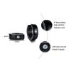 Vnox Basic Stainless Steel Hoop Earrings for Men Women Unisex Huggie Earrings with CZ Stone Accessory