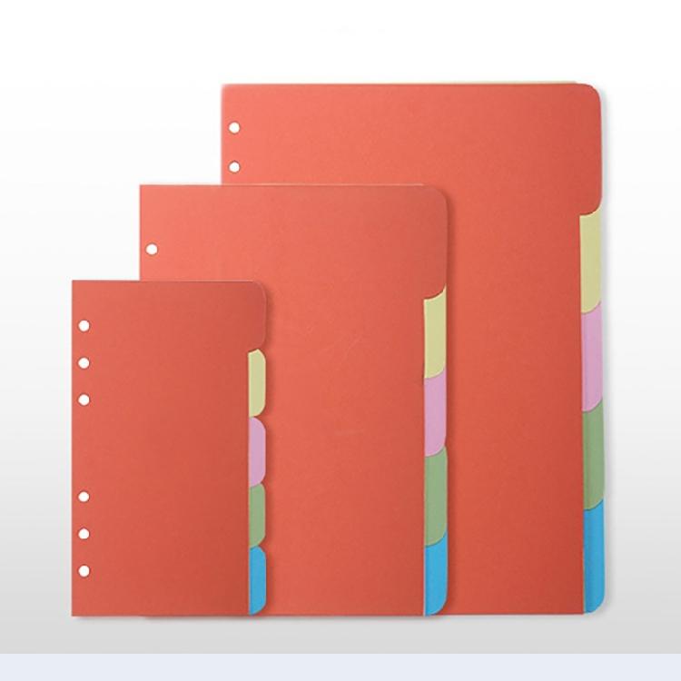 10Pcs A 5 A 6 B5 Binders Index Dividers Binders Dividers Binders Index Dividers for Travel Diary Journal