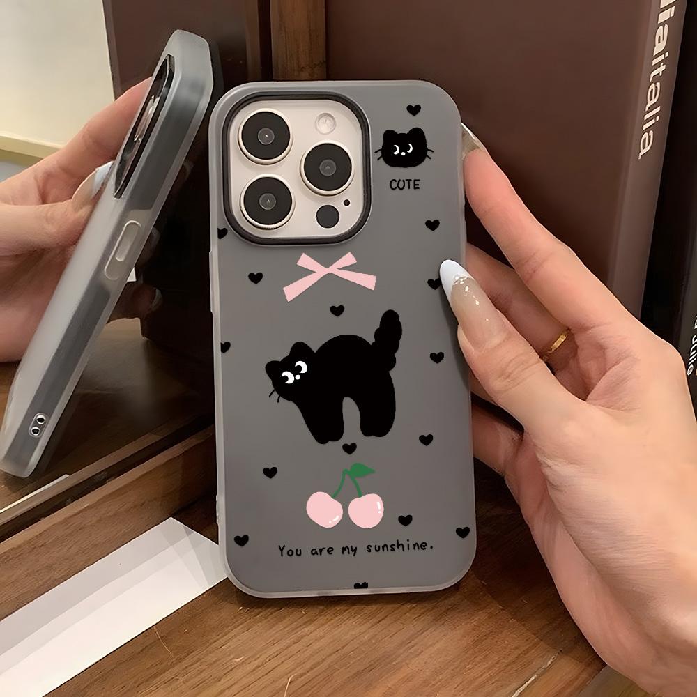 Bemalte Handyhülle für iPhone 15 11 13 14 für 15 16 Pro Max 12 13 16 Pro Niedlich Fasion Lustig Lanyard Handyhülle Neueste Top-Selling-Empfehlungen