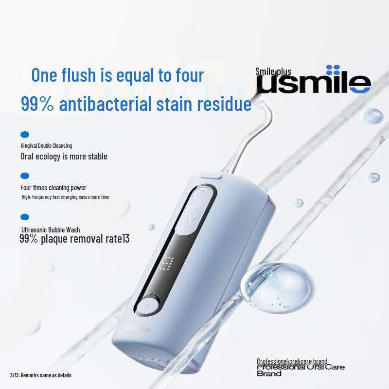 

usmile Portable Oral Irrigator CN plug (adapter included)