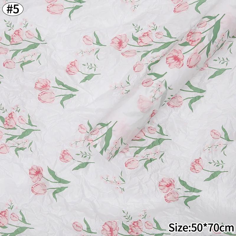 10 Stück Rosa Schleife Sydney Papier Handgeknetetes Papier Baumwollpapier Bouquet Blumenverpackungspapier Kleine Geschenkverpackungspapier