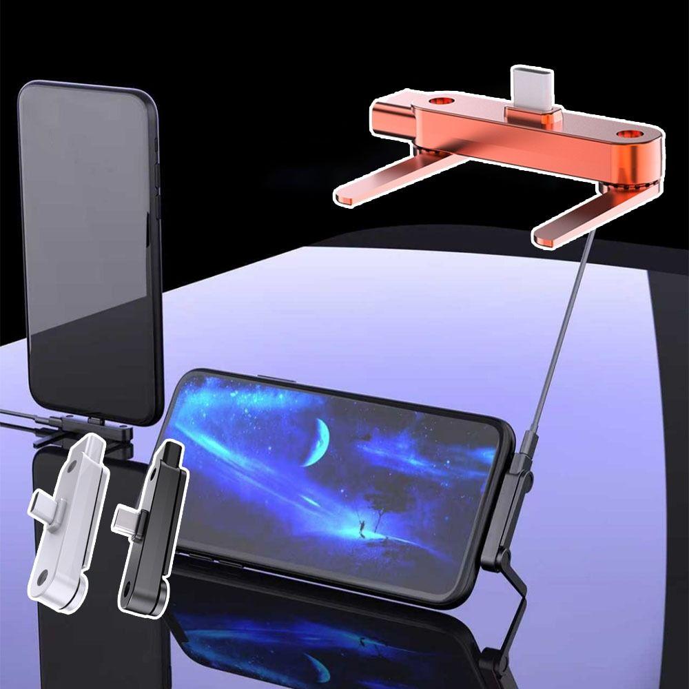 Portable 360° Rotating Super-fast Charging Bracket Detachable Foldable Data Cable Converter Charging Cable Adapter