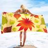 Red Maple Leaf Print Beach Towel Oversized Adults Sand Free Quick Dry Beach Towel Big Bath Towels Travel Accessories Large Towel