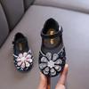 Autumn New Style Ladylike Baby Girl Children's Princess Rhinestone Single Shoes Leather Shoes Dance Performance Shoes