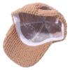 Double R Lammwolle Mütze Bestickte Plüsch Schirmmütze Mode Winter Baseballkappe Outdoor
