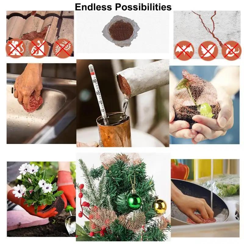 15-1meters Coppers Mesh Roll Anti-Snail/Pest Barrier EMI Shielding Garden Protection & Decorative Wire Netting