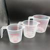 Cup Marking Clear Plastic Measuring Cup With Spout With Handles Plastic Mug Ounce and Ml Cup Recipe Ingredient