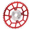 52T 104BCD Motor Bike Chainring Adapter Mid Drive Chainring Spider Chain Conversion Kit for Tongsheng Motor Red