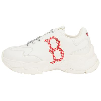 Big Ball Chunky Anti-Slip And Wear-Resistant Lightweight Low-Top Chunky Sneakers Unisex White Red Sneakers 32SHCN011-43I