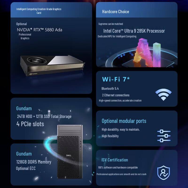 Dell Pro Max T2 Graphics Workstation Desktop (CN version)