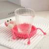 Non-Slip Crochet Animal Coaster Finished Cute Knitted Cup Mat Handwoven Coaster Home Decor