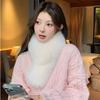 New Imitation Fox Hair Scarf Hair Hair Scarf Women's Versatile Autumn and Winter Fur Collar Thickened Long Neck Scarf