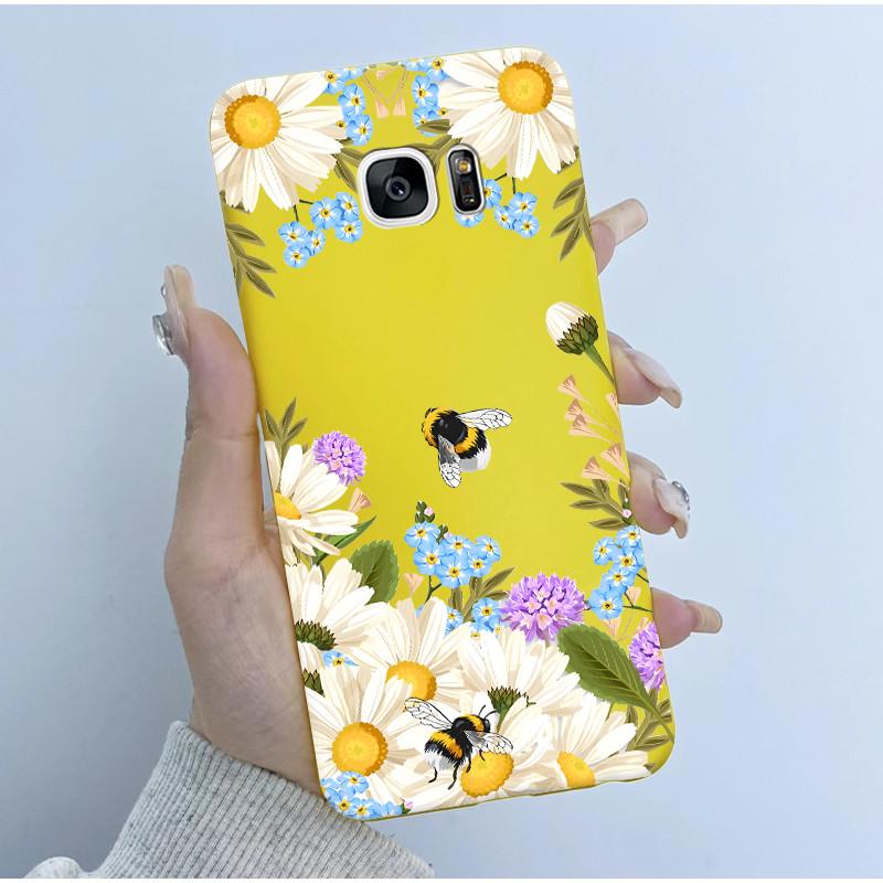 For Samsung Galaxy S7 S7Edge Case Soft TPU Silicone Cover Cute Astronaut Panda Phone Case For Samsung S7 S 7 Edge Coque Funda