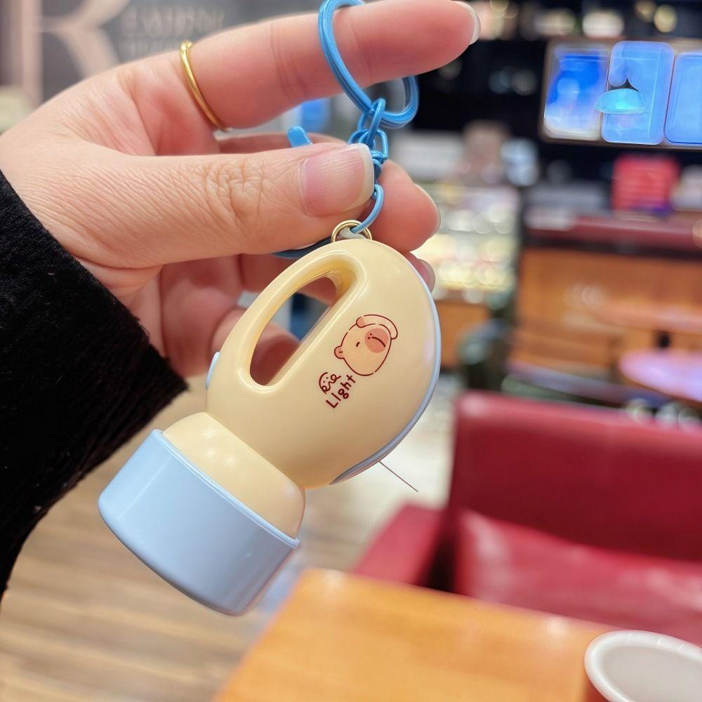 MINI Light-Up Flashlight Keychain Lightweight LED Bag Charm Night Light Pendant Key/Backpack Decor