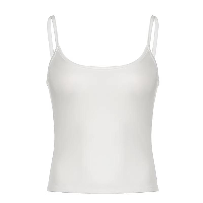

Summer Sexy Babes Top Small Vest With Beautiful Back Slim And Thin Large Size Sling Vest Women One size fits all белый