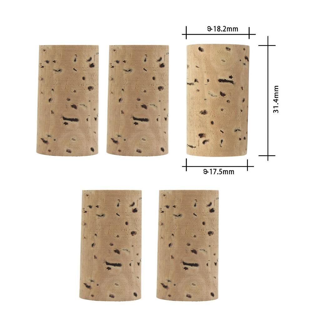 5Pcs Flute Head Plug Stopper Headjoint Cork Flute Repair Musical Instrument Part