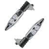 4PCS Motorcycle Turn Signal Indicator Light DC12V Motorbike 2LED Amber Constant Light for BMW F 650 GS (Twin) 2008-2012